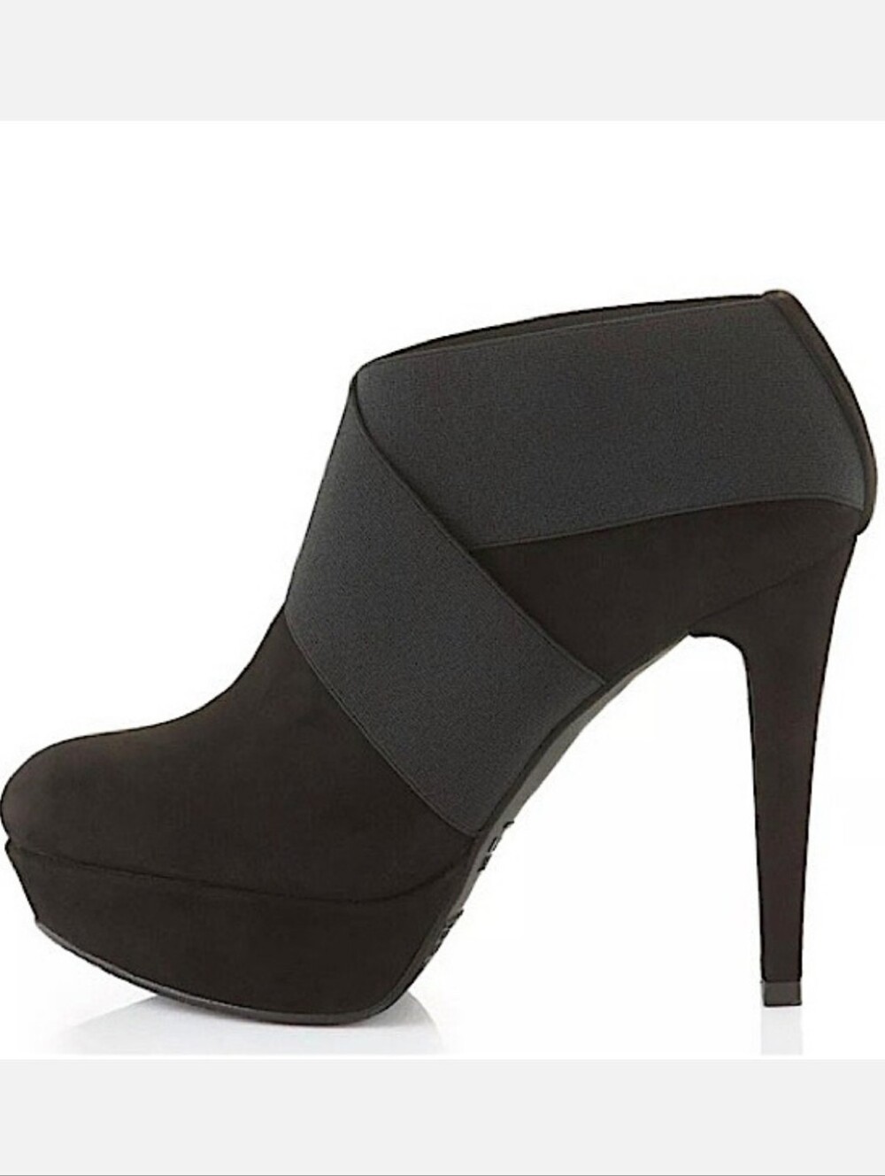 Stuart Weitzman Kilgore Spike Heel Platform Bootie In Black Size 8.5M